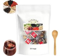Thé aux Six Trésors du Ginseng Formule Rénale, Thé aux Six Trésors du Ginseng et du Goji pour Hommes et Femmes (1 Box)