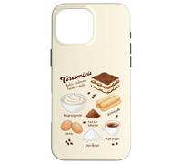 Thé avec Recette de Tiramisu Dolce Italiano Espresso Coffee Tradition Coque pour iPhone 16 Pro Max