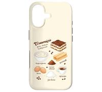 Thé avec Recette de Tiramisu Dolce Italiano Espresso Coffee Tradition Coque pour iPhone 17