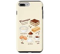 Thé avec Recette de Tiramisu Dolce Italiano Espresso Coffee Tradition Coque pour iPhone 7 Plus/8 Plus