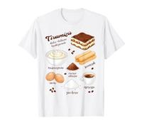 Thé avec Recette de Tiramisu Dolce Italiano Espresso Coffee Tradition T-Shirt