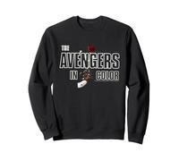 The Avengers in Color Spy Show Carte de Titre rétro Sweatshirt