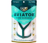 The Aviator Harnais et Laisse pour Oiseau Vert Taille S
