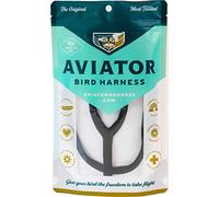 The Aviator Harnais et Laisse pour Oiseaux : XS Noir