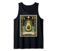 The Avocado Queen Carte de Tarot Guacamole Lune sorcière Débardeur