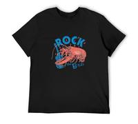 The B-52 S Rock Lobster T-Shirt Short Sleeve Shirt Top T-Shirt Black M