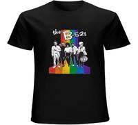 The B-52'S Mens T-Shirt Printed Graphic Top Unisex Tee Black L