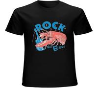 The B 52S Rock Lobster Mens T Shirt Printed Graphic Top Tee Black L