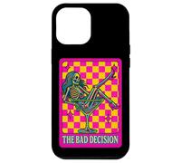 The Bad Decision Squelette rétro à Carreaux Coque pour iPhone 12 Pro Max