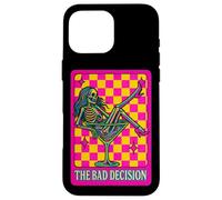 The Bad Decision Squelette rétro à Carreaux Coque pour iPhone 16 Pro Max