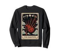 The Bagpipe Instrument Cornemuse Carte de Tarot Sweatshirt