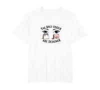 The Bags Under are ER Fashionista Eye Humour T-Shirt, Homme Grandes Tailles, Blanc, 5X Tall