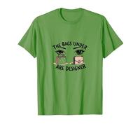 The Bags Under are ER Fashionista Eye Humour T-Shirt, Homme, Herbe, L