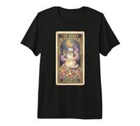 The Baker Tarot Card Chat Macaron Meme Esthétique T-Shirt Haut de Gamme