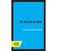 The Ballad As Song