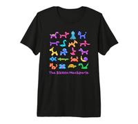 The Balloon Menagerie Colourful Balloon Animals Memes T-Shirt Haut de Gamme