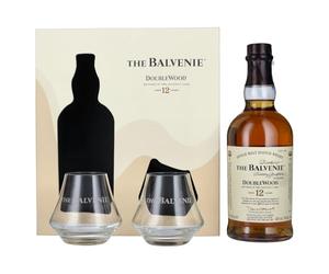 The Balvenie 12 Years Old Double Wood 40% Vol. 0,7l in Giftbox with 2 glasses