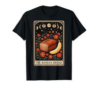 The Banana Bread Baker Baking Tarot Carte Squelette sorcière T-Shirt