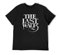 The Band The Last Waltz Rock N Roll Music Band Unisex 100% Cotton Short-Sleeve T-Shirts Black S