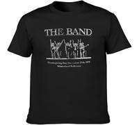 The Band The Last Waltz T Shirt Graphic Unisex Tee Black XL