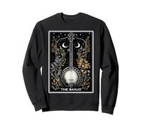 The Banjo Player Banjoist Carte de Tarot Motif Lune sorcière Sweatshirt