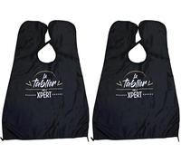 The Barb Xpert ESPRIT GENTLEMAN - Tablier à Barbe avec Ventouse, by Franck Provost - Imperméable, Ergonomique - Accessoire de Rasage pour l’Entretien de la Barbe (Lot de 2)