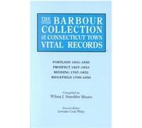 The Barbour Collection of Connecticut Town Vital Records Lorraine Cook White, Wilma J. Standifer Moore (Auteur)
