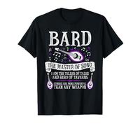 The Bard - Fantasy, RPG, RPG, TTRPG, D20 T-Shirt