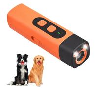 The Bark Shield Pro Appareil anti-aboiement à ultrasons pour chiens 2 en 1 avec écran HD et lampe de poche LED pour chiens de petite, moyenne et grande taille pour améliorer les mauvais comportements