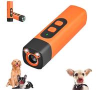 The Barkshield Pro - Bark Shield Anti Barking Device for Dogs, Barkshield for Dogs, Dog Bark Deterrent Device with LED Flashlight, Suitable for Training to Improve Bad Behavior (Orange)