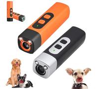 The Barkshield Pro - Bark Shield Anti Barking Device for Dogs, Barkshield for Dogs, Dog Bark Deterrent Device with LED Flashlight, Suitable for Training to Improve Bad Behavior (Orange+Black)