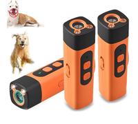 The BarkShield Pro - Bark Shield Antibarking Device for Dogs, Dog Bark Deterrent Device, Ultrasonic Dog Repeller, Stop Bad Behavior Without Yelling or Swatting, for Small Medium Large Dogs (2*Orange)