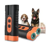 The Barkshield Pro - Dispositif anti-aboiement pour chiens, dispositif d'aboiement à ultrasons pour chiens, 25 000 - 40 000 Hz, fréquence variable à trois vitesses et lampe de poche LED, pour petit