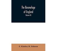 The Baronetage Of England