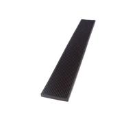 THE BARS Bars Tapis Bar, Caoutchouc, Noir, 70 X 10 x 1CM