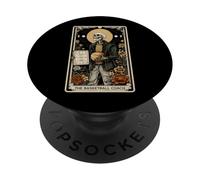 The Basketball Coach Player Team Tarot Card Squelette Witchy PopSockets PopGrip Adhésif