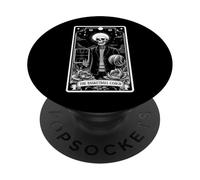 The Basketball Coach Player Team Tarot Card Squelette Witchy PopSockets PopGrip Adhésif