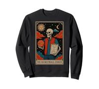 The Basketball Coach Player Team Tarot Card Squelette Witchy Sweatshirt