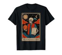 The Basketball Coach Player Team Tarot Card Squelette Witchy T-Shirt