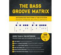 The Bass Groove Matrix: Blank Bass Tab Notebook for 4-String Bassists. Rhythm Grid, BPM, Amp Settings and Tempo Challenge | Cuaderno de Tablaturas ... BPM, Ajustes de Ampli y Reto de Tempo