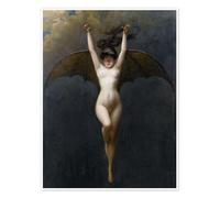 The Bat Woman I Poster de Albert Joseph Pénot 30 x 40 cm Gris Tableaux Décoration murale
