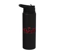 The Batman Logo with Red Bat Stainless Steel Insulated Water Bottle