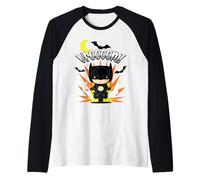 The Batman Vroom Batcycle Chibi Manche Raglan