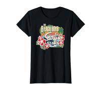 The Beach Boys Rock Band Tropical by Rock Off T-Shirt, Femme, Noir, XXL