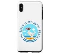 The Beach Is My Happy Place Croisière Vacances d'été en famille Coque pour iPhone XS Max