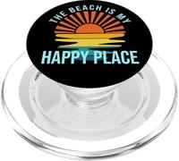 The Beach Is My Happy Place Croisière Vacances d'été en famille PopSockets PopGrip pour MagSafe