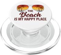 The Beach Is My Happy Place Croisière Vacances d'été en famille PopSockets PopGrip pour MagSafe