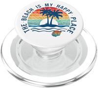 The Beach Is My Happy Place Croisière Vacances d'été en famille PopSockets PopGrip pour MagSafe