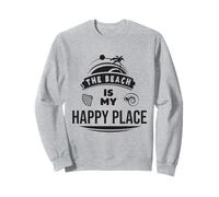 The Beach Is My Happy Place Croisière Vacances d'été en famille Sweatshirt