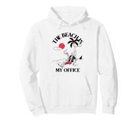 The Beach is My Office (déclaration Amusante de Surfeur) Sweat à Capuche